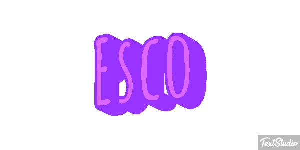 Esco Efecto de texto