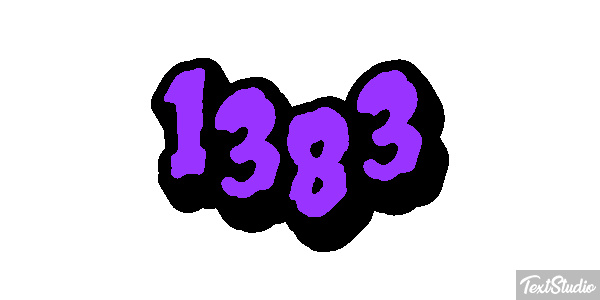1383 Text effect