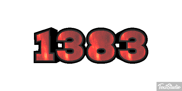 1383 Text effect