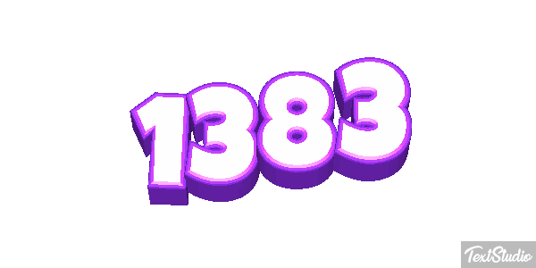 1383 Text effect