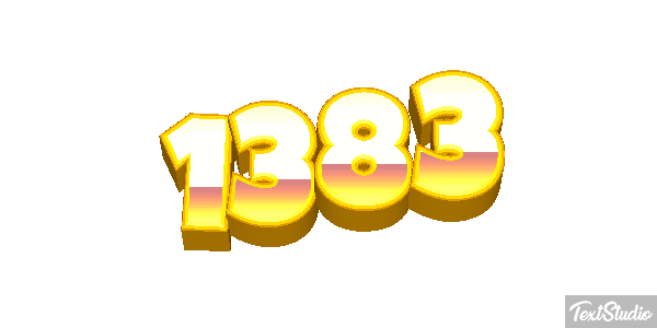 1383 Text effect