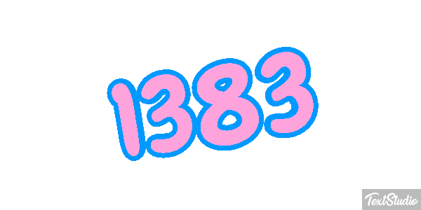 1383 Text effect