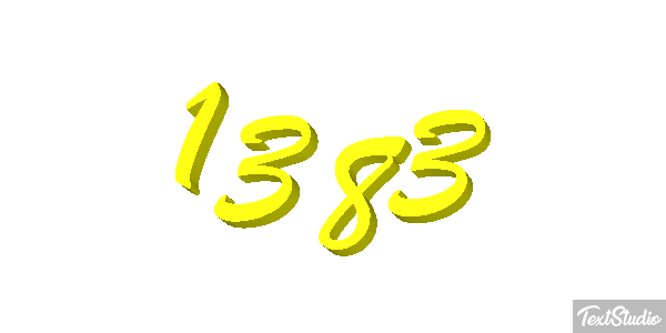 1383 Text effect