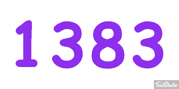 1383 Text effect