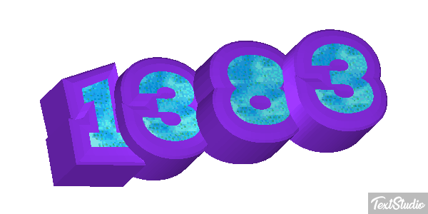1383 Text effect