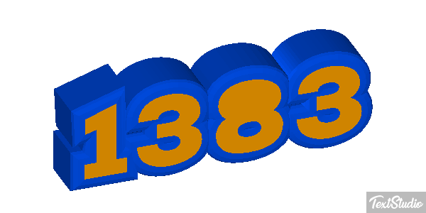 1383 Text effect