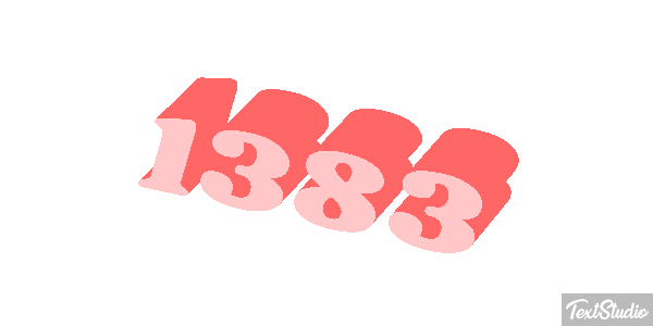 1383 Text effect