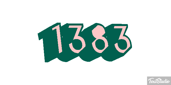 1383 Text effect