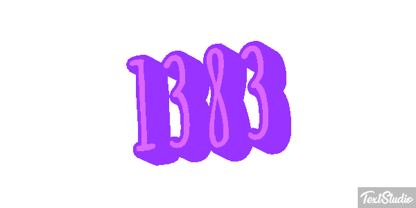 1383 Text effect