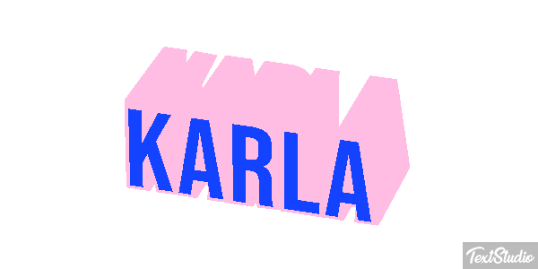 Karla Текстовый эффект