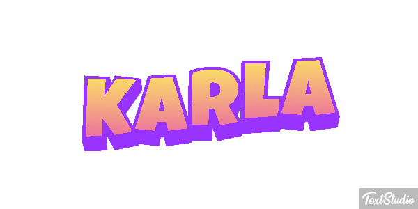 Karla Текстовый эффект