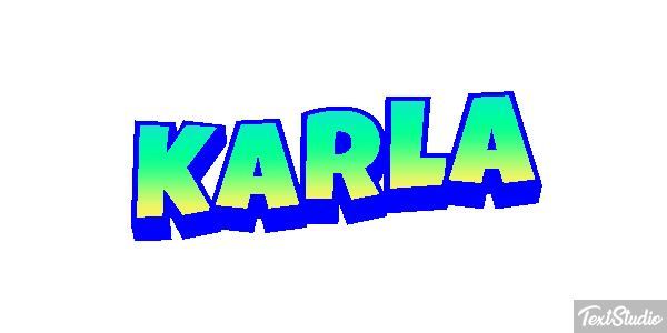 Karla Текстовый эффект