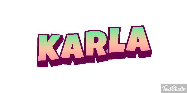 Karla Текстовый эффект