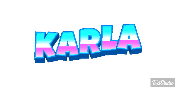 Karla Текстовый эффект