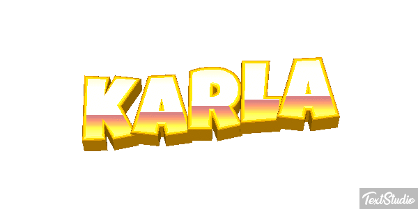 Karla Текстовый эффект