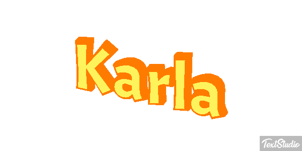 Karla Текстовый эффект