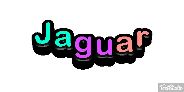 Jaguar Texteffekt
