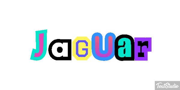 Jaguar Texteffekt