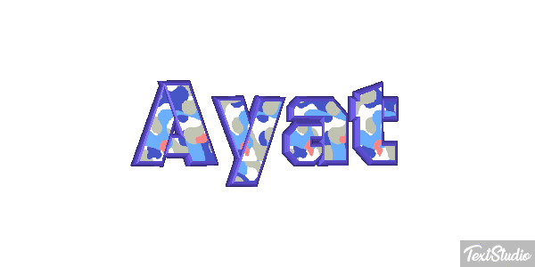 Ayat Текстовый эффект