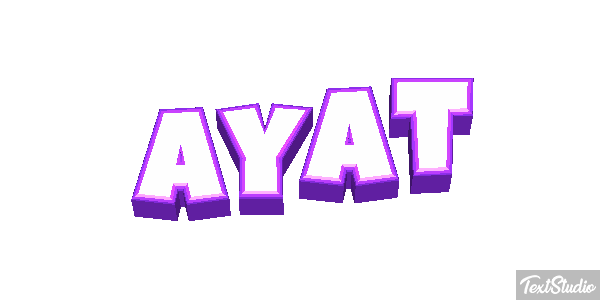 Ayat Текстовый эффект