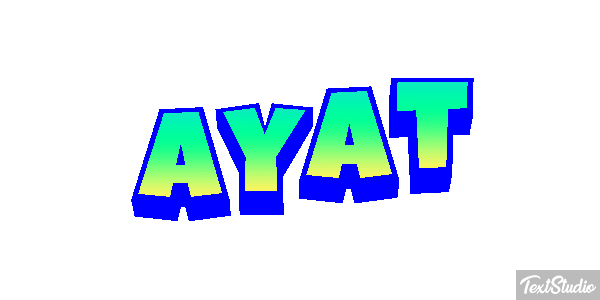 Ayat Текстовый эффект