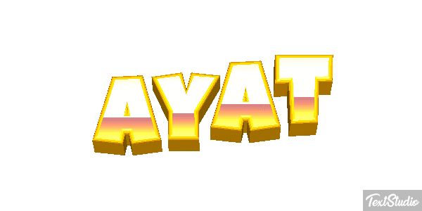 Ayat Текстовый эффект
