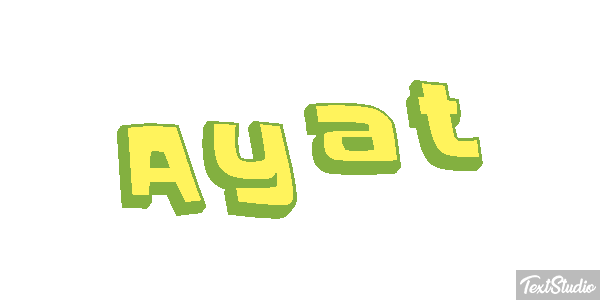 Ayat Текстовый эффект