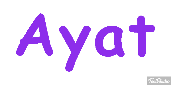 Ayat Текстовый эффект
