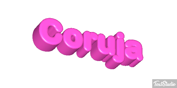Coruja Efeito do texto