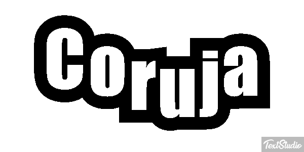 Coruja Efeito do texto
