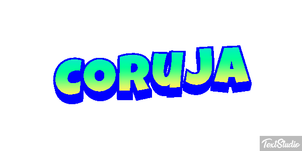 Coruja Efeito do texto