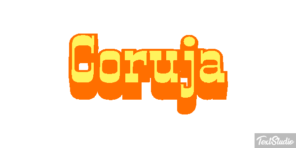 Coruja Efeito do texto