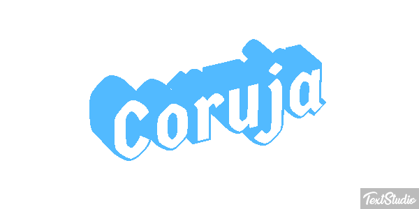Coruja Efeito do texto