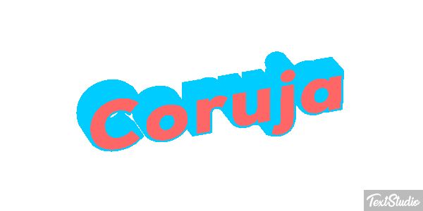 Coruja Efeito do texto