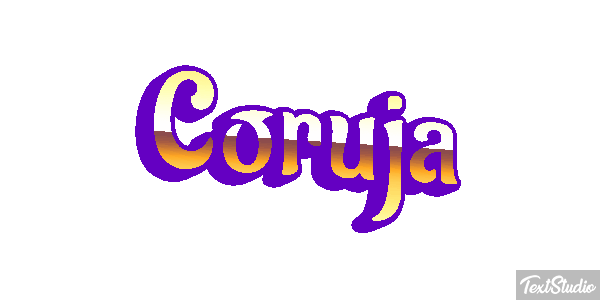 Coruja Efeito do texto