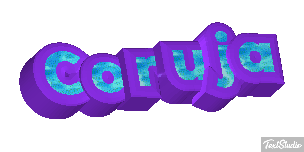Coruja Efeito do texto