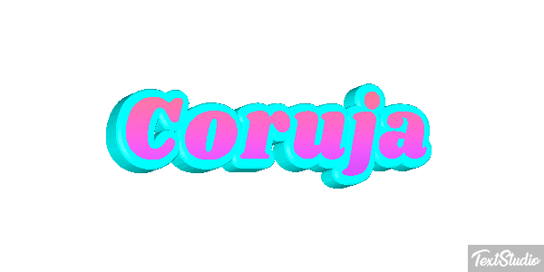 Coruja Efeito do texto