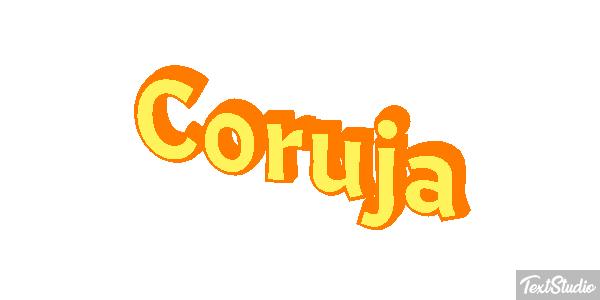 Coruja Efeito do texto