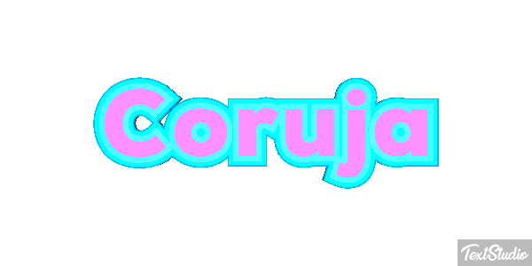 Coruja Efeito do texto