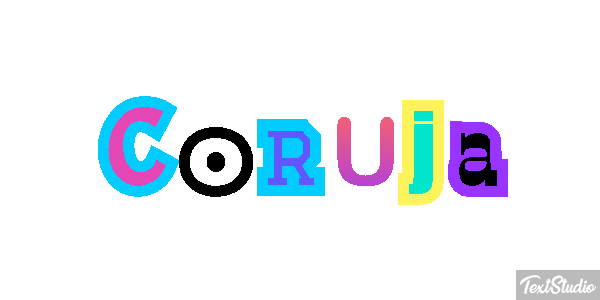 Coruja Efeito do texto