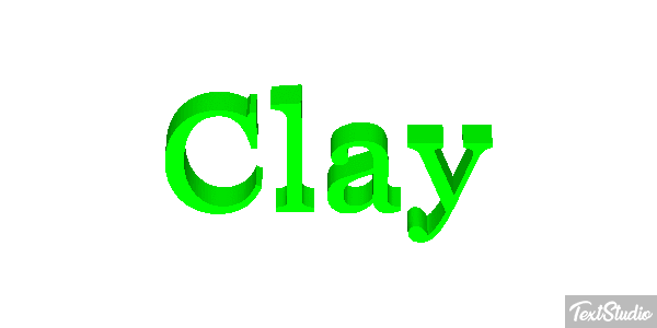 Clay Text effect