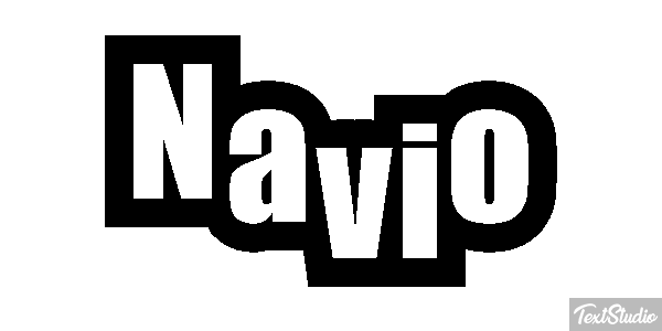 Navio Efeito do texto