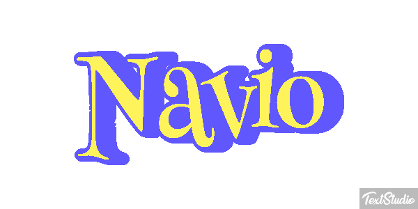 Navio Efeito do texto