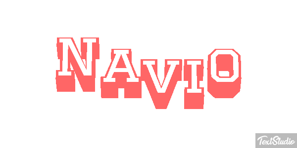 Navio Efeito do texto