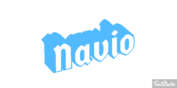 Navio Efeito do texto