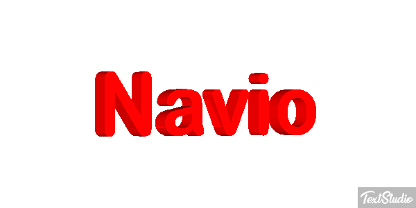 Navio Efeito do texto