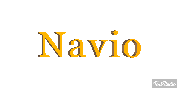 Navio Efeito do texto