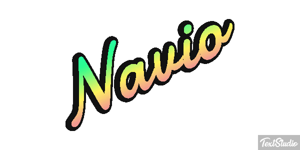 Navio Efeito do texto