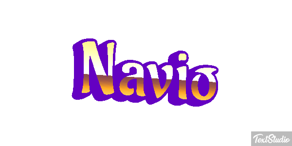 Navio Efeito do texto