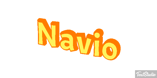 Navio Efeito do texto